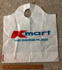 Vintage K-Mart Plastic Bag Movie Prop Nostalgia Blue Light Special Retro