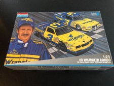 Monogram Dale Earnhardt NASCAR #3 Wrangler Combo 1/24 Scale Kit New Parts Sealed
