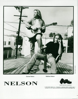 Nelson Band Silver Gelatin Print Press Photo Gunnar & Matthew Nelson Music Promo