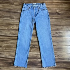 Abercrombie  Fitch Jeans Womens 26 Blue Baggy Low Rise Light Wash Denim