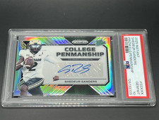 2025 Panini Prizm Shedeur Sanders College Penmanship Auto #SS-XXX PSA 10 GEM MT