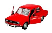 Welly Old Timer Dacia 1300 Rot 1:34 Die Cast Metal Model Neu Im Kasten 43828