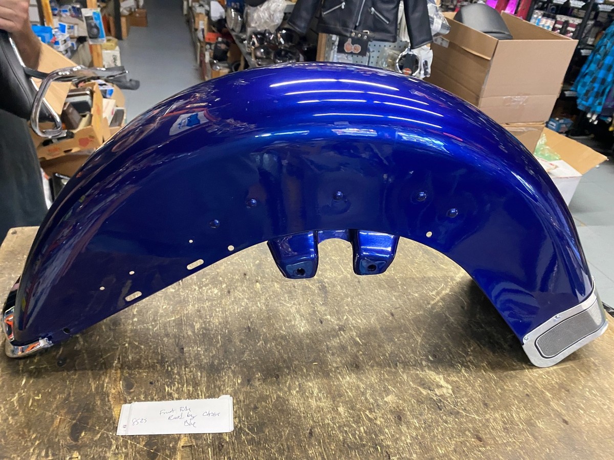 SINISTER BLUE PEARL Front Fender Harley Road King Classic FLTRC