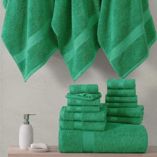 16 Pc Bath Towels - 100% Cotton Towels for Bathroom Premium Quality Hotel To - Picture 5 of 10