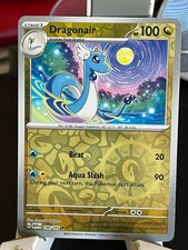 POKEMON DRAGONAIR 148/165 UNCOMMON REVERSE HOLOFOIL SCARLET VIOLET 151 NM CARD