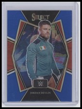 2022 Panini Select WWE #155 Jordan Devlin Blue Prizms #/199