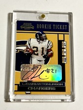 2001 Playoff Contenders Ladainian Tomlinson Rookie Ticket Autograph SP Set Auto