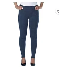 Lady Hathaway French Terry Leggings Dark Blue Women’s Small NWOT Stretch Ankle