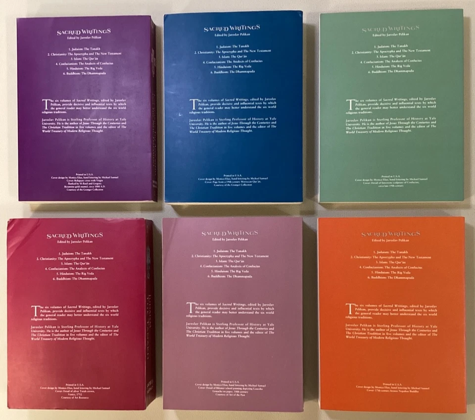 SACRED WRITINGS Lot of 6 PB  Jaroslav Pelikan  World Religions VG Condition - Image 3 of 4