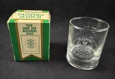 Imported Passport Scotch Shot Measuring Glass w/ Original Box - Made in USA