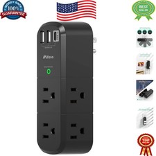 1800 Joules Surge Protector with 6 AC Outlets  3 Smart USB Charging Ports