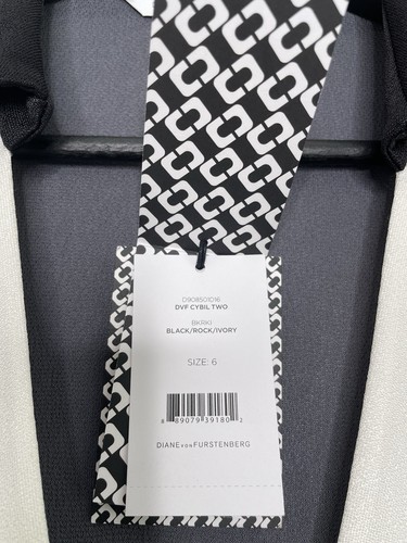 NWT Diane von Furstenberg Cybil Two Long Wrap Dress US 6 UK 10 DVF - Picture 4 of 6