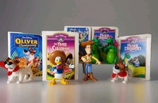 Lot 6 1996 McDonald's Walt Disney Masterpiece Collection VHS Happy Meal Toys New