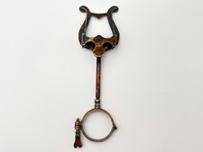 Vintage Brass Lyre Sheet Music Holder for Marching Band Music Collectible Device