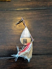 Vintage WTJ Lowe Spinner Bait #3 with Skirt