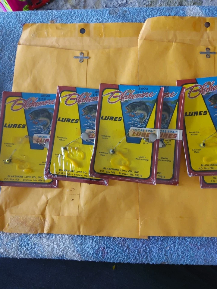 Señuelos Blakemore 1/16 OZ "Más peces" 3602 hechos en Estados Unidos lote de 6 Foto 2 de 4