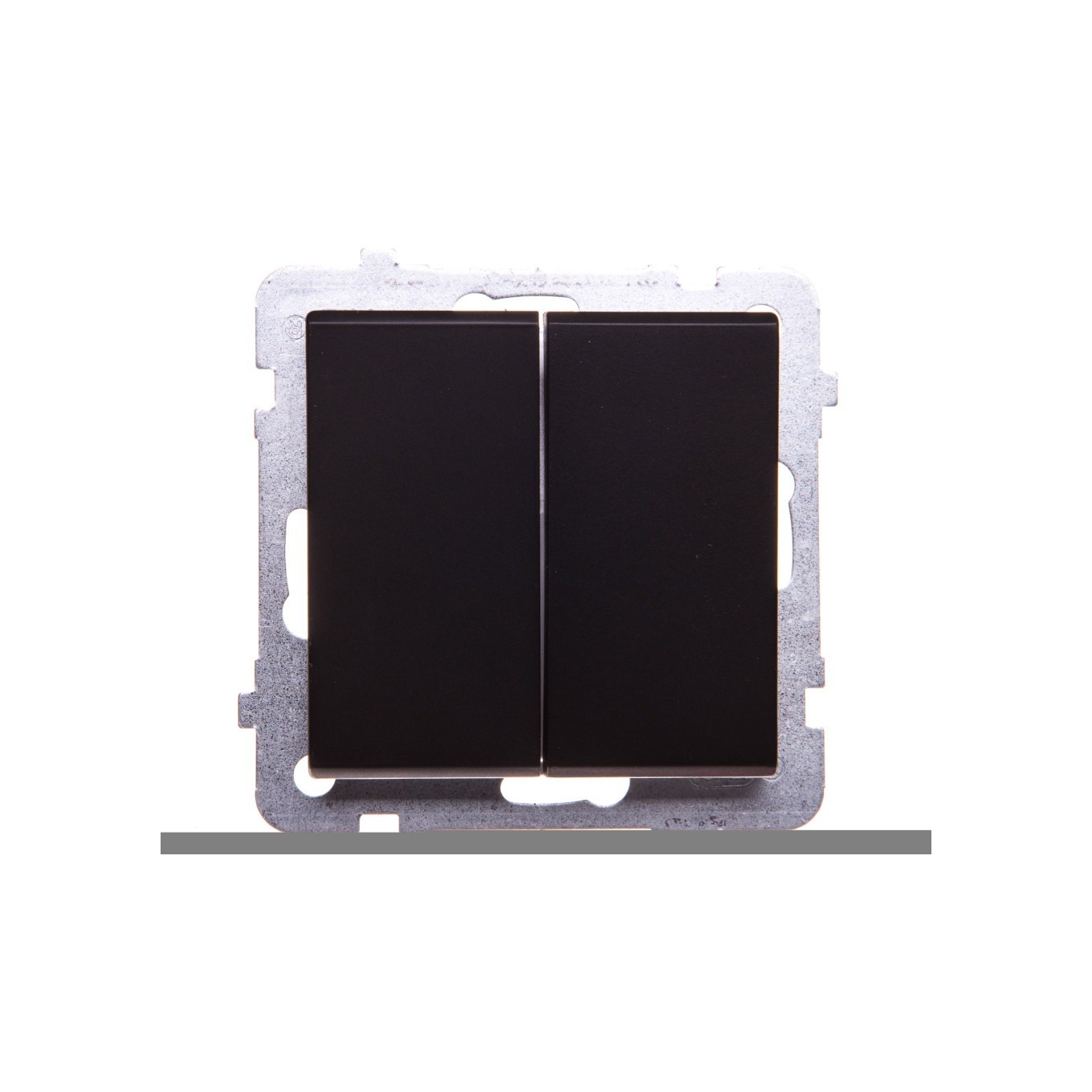 Ospel Sonata Treppenhausschalter + Einzelner Schwarzer Metallschalter Łp-9R/M/33 - Bild 2