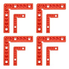 8Pcs Corner Clamp 90 Degree Right 3/4 Inch Angle Clamp Set, Orange