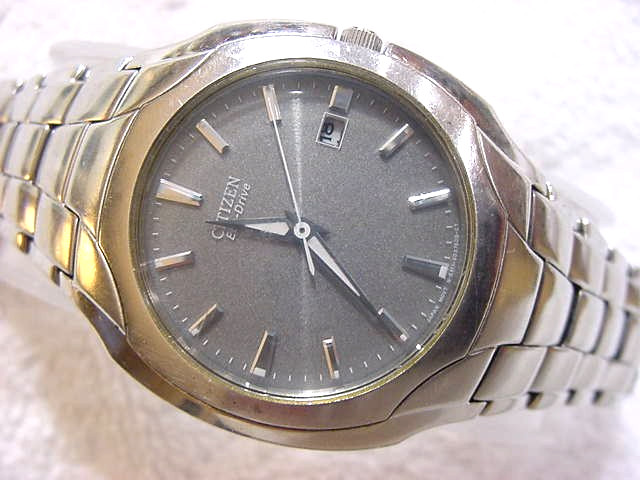 mens Large ECO-DRIVE antique Space style CITIZEN Age watch - vintagewatches.pk
