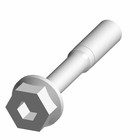 Polaris Hex Flange Screw, 8 mm x 1.25 mm x 50 mm, Genuine OEM Part 7520732