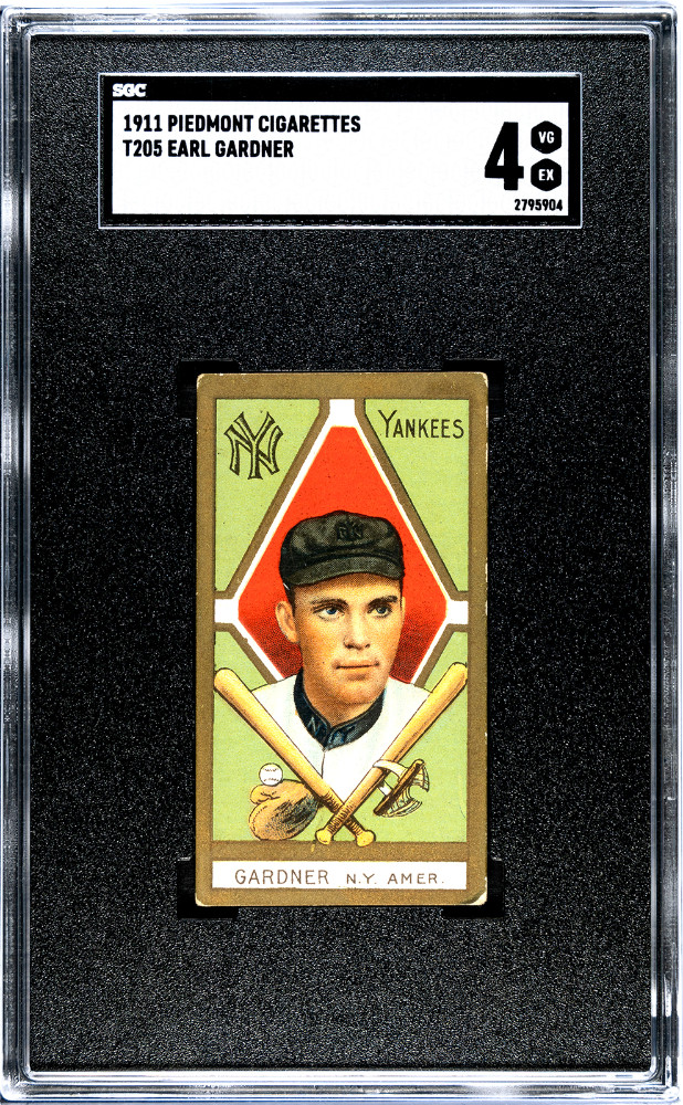 1911 Piedmont Cigarettes (T205) Earl Gardner SGC 4