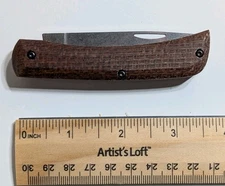 CASE XX ** SFO 2025 CROSSROADS NATURAL BURLAP W/RED G-10 SMOOTH XR SOD BUSTER JR