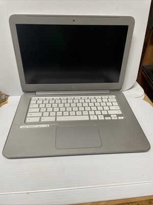 HP Chromebook 14-ak013dx White 14'' Intel NO POWER CORD UNTESTED FOR PARTS ONLY