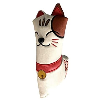Golf Blade Putter Head Cover Protector Club Schlägerhaube Lucky Cat Golfer