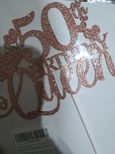 50 Birthday Cake Topper