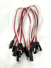 2-Way Flat Trailer Connector with Bullet Terminals, 14.25" Long, 5-Pack