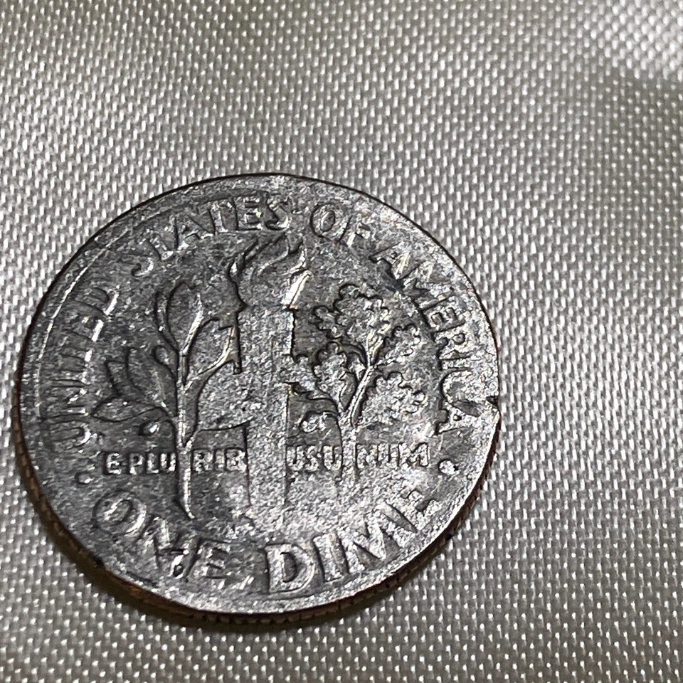Roosevelt Dime  Error Coin 200? Strike Error Unclad - Image 3 of 4