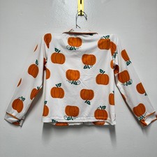 Tahari Girls Pajama Set Size 7/8 Pumpkin Print 2 Pc Fall Halloween