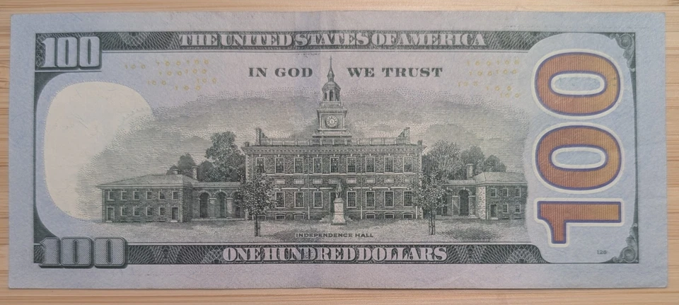 US $100 Dollar Bill 2013 Fancy Serial # 555 77 99 2. Coolness Index - 97.4% - Image 3 of 4