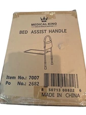 Medical King Bed Assist Handle Grab Rail Mobility Aid Adjustable 33"-42" Height