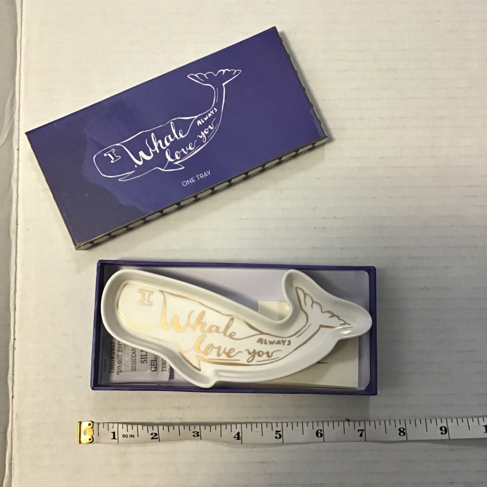 Rosanna I Whale Always Love You Azure Jewelry Tray Sea Inspired Design