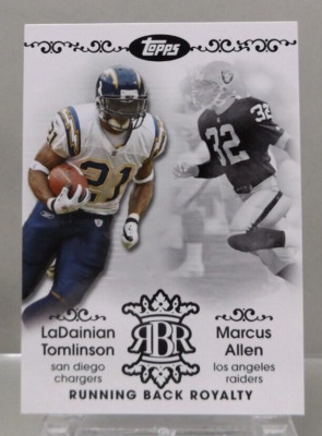 2007 Topps #RBR-LA - LaDainian Tomlinson, Marcus Allen - Near Mint