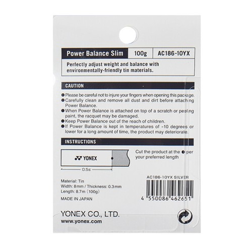 YONEX Power Balance Slim Lead Tape 