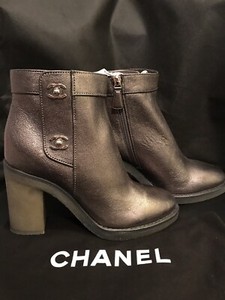 chanel turnlock booties