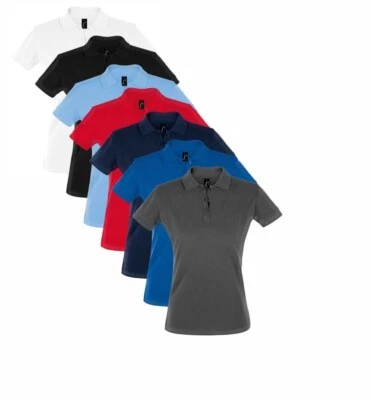 Sols Damen Perfekt Kurzärmelig Baumwolle Pique Polo S - 3XL - Bild 1 von 4