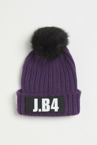 JB4 BERRETTO POMPON PELLICCIA VARI COLORI + LETTERE | eBay