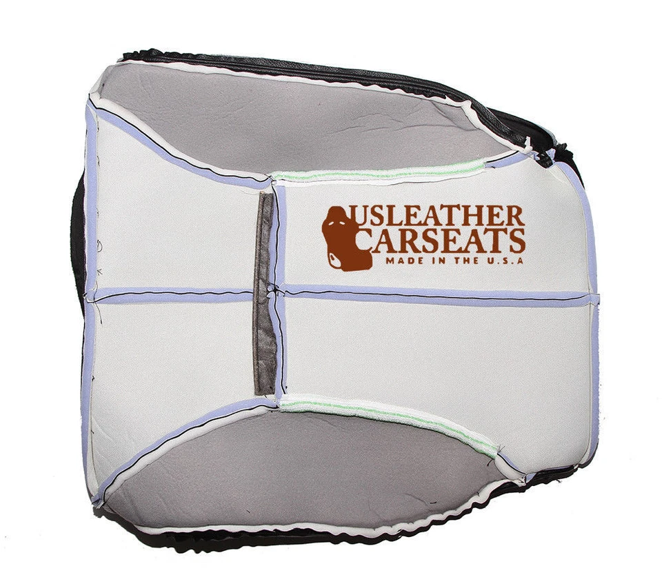 Cubierta de asiento de cuero gris oscuro para parte inferior del conductor Dodge Ram 1999 2000 2001 Foto 3 de 4