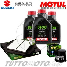 Tagliando SUZUKI SV 650 A/X 2021 2022 2023 2024 /Motul 5100 10W40 + filtri SV650