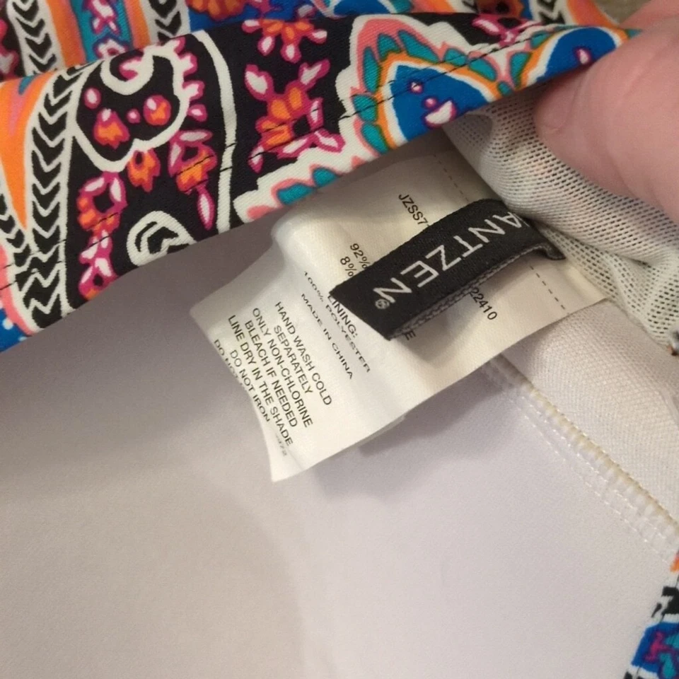 Tankini de natación Jantzen Paisley talla 10 Foto 2 de 4