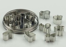 Eva Tagliabiscotti Stampi Set 12 pz taglia Biscotti Decora torte torta - Rotex