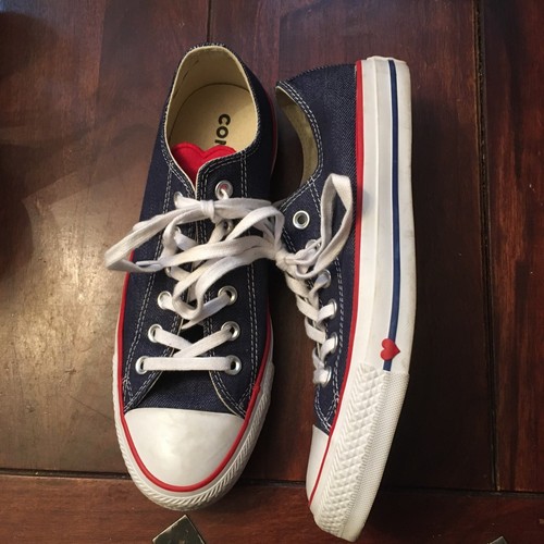 Converse 39 Jeans Herzen All Stars Chucks Schuhe Sneaker - Bild 2 von 11