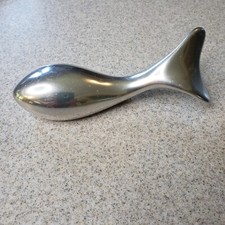 Hoselton Whale Sculpture Aluminum Vintage Made Canada