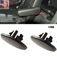 New 2x Black Rear Armrest Seat Bolt Cover Cap Fit For 07-18 Tahoe Gmc Yukon Xl