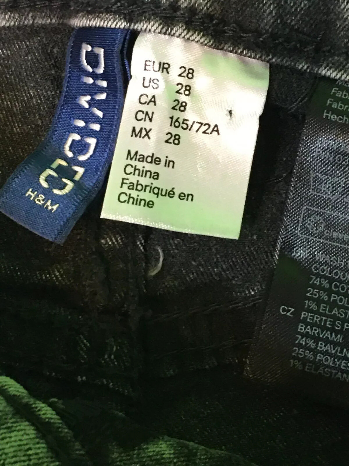 Divided for  H&M Women’s Jeans Size 28 thumbnail 5