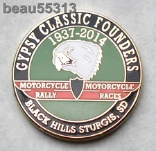 STURGIS JACKPINE GYPSY SOUTH DAKOTA 2014 RALLY JACKET VEST HAT PIN