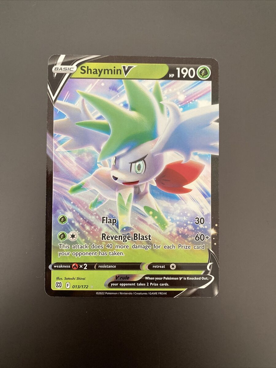 Pokemon Card TCG - Shaymin V 013/172 (Ultra Rare) - Brilliant Stars - NM/M